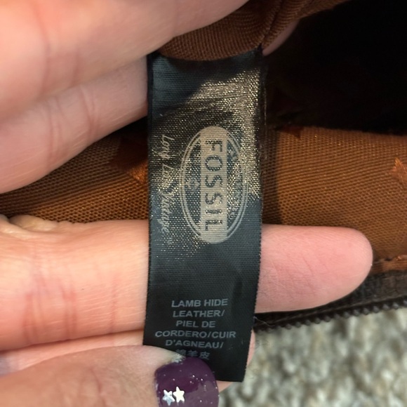 Fossil Stanton Traveler Crossbody Leather Bag | lamb hide | classic | basics - Picture 16 of 16